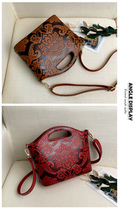 High Quality <b>Dropshipping</b> Handbags From China Designer Purse Customize PU Leather Purses Women Hand Bags Women's Shoulder Bags - Product Image 3