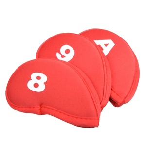 Dericsson Lot de 10 Housses de Tête de Fer de Golf Épaissies Numérotées Simples avec Support pour Logo Personnalisé - Product Image 2