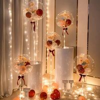 Kit de support de ballon de 30 pouces pour table, support de bâton de ballon pour sol, pour banquet, pour adultes, enfants, centre de table de fête