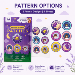 Parches Orgánicos para Dormir con Aceite Esencial de Lavanda Calmante, Adhesivos, Ayuda para Dormir para Niños, Ingredientes Naturales, No Tóxicos, Sin Fármacos, 24 Parches - Product Image 2