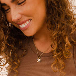 Collana di gioielli di moda 2024 12 bocche con ciondolo <span class=keywords><strong>in</strong></span> zircone colorato collana girocollo diretta della fabbrica di gioielli <span class=keywords><strong>in</strong></span> acciaio inossidabile - Product Image 6