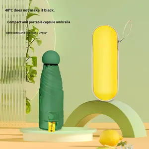 Nuovo Ombrello Pieghevole a 5 Sezioni con 8 Stecche, Stile Ingrandito, Portatile ed Elegante, Piccolo Ombrello Estivo da Donna, Ombrello Regalo per la Protezione Solare - Product Image 3