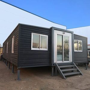 Casas de contenedores de estructura de acero prefabricadas de diseño barato y moderno para bares y cafeterías Con Baño - Product Image 5