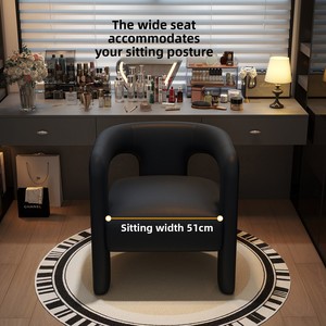 <span class=keywords><strong>Chaise</strong></span> de maquillage pour la maison, tabouret de chambre, <span class=keywords><strong>chaise</strong></span> de <span class=keywords><strong>coiffeuse</strong></span>, <span class=keywords><strong>chaise</strong></span> de dressing spécialisée, <span class=keywords><strong>chaise</strong></span> de manucure avec dossier, minimaliste <span class=keywords><strong>et</strong></span> moderne - Product Image 2