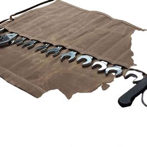Pochette à outils en toile cirée BSCI, avec 14 emplacements pour clés, organiseur de rangement - Product Image 1