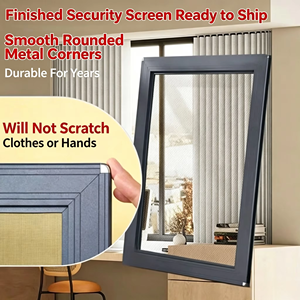 Mosquitera Moderna de Aluminio con Malla de Diamante, Autoinstalable, Deslizante e Inclinable para Ventana de Dormitorio, Longitud Personalizable - Product Image 5