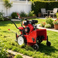 Motoculteur manuel durable à essence, mini-rotoculteur, tondeuse à gazon premium, machine de désherbage pour l'entretien des petites exploitations agricoles