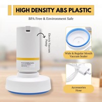 60kPa 3W 1200mAh 2L/min charge USB bocaux et boites faible bruit machine sous vide portative scelleuse sous vide