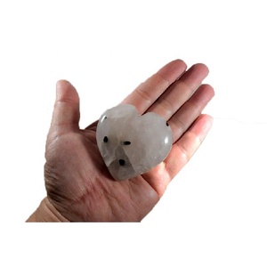 Corazones hinchados de cuarzo turmalinado negro curativo decoración de amor gótico pulido a mano para limpieza energética y estilo Feng Shui - Product Image 1