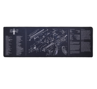 Tapis de souris de jeu XXL en néoprène de haute qualité avec impression personnalisée, protection contre les radiations, base en caoutchouc et surface en tissu lisse