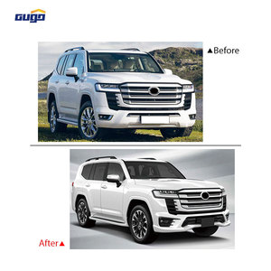 GUGO <span class=keywords><strong>2022</strong></span> pour LAND CRUISER 300 SPORT MODEL Kit de carrosserie de mise à niveau Nouveau pare-chocs avant et arrière en ABS avec aile Pièces automobiles - Product Image 2