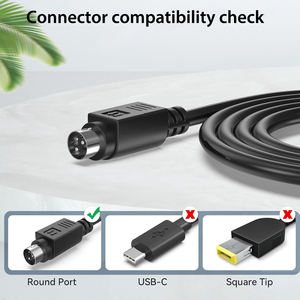 <span class=keywords><strong>Adaptateur</strong></span> CA/CC 4 broches DIN 12V 24V pour imprimante 3D de bureau Connecteur 4 broches 24V 2.5A 12V 5A 60W Cordon d'alimentation Chargeur de câble - Product Image 5