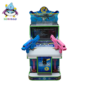 Vente chaude drôle vidéo électronique enfants extraterrestres machine de jeu de tir pour deux joueurs - Product Image 1