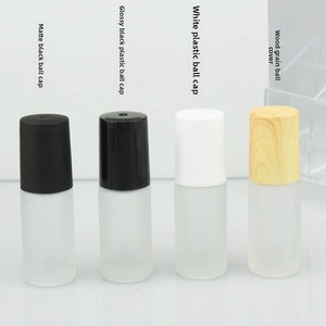 Botella Rellenable de Vidrio Esmerilado <span class=keywords><strong>XS</strong></span> de 5ml/10ml con Tapa de Madera, para <span class=keywords><strong>Perfume</strong></span>, Aceite Esencial, Serigrafía, Sin Difusor de Varillas - Product Image 4