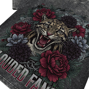 OEM Men's Cotton Garment Washing Breathable T-Shirts Custom High Quality <b>Pattern</b> Print O-Neck Short Sleeve Vintage Casual Tees - Product Image 4