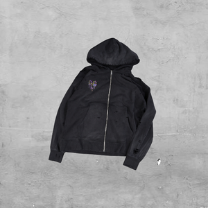 Sudadera con Capucha Extra Grande para Hombre, con Cierre, de Felpa Gruesa 100% Algodón, con Logotipo Personalizado Impreso OEM, Talla XL, Digital/Seda - Product Image 5