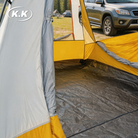 Tente de camping pour voiture SUV Kawagebo Kamp (KK) pour 2 à 4 personnes, installation facile, en polyester, abri pour véhicule, pour le camping familial en plein air