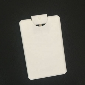 2026 Hot Sale 20 ml Credit Card Flat <b>Spray</b> Perfume <b>Bottle</b> Instock White Transparent 20ml <b>Plastic</b> <b>Spray</b> <b>Bottle</b> - Product Image 2