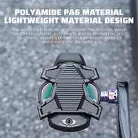 WEST BIKING Convertisseur de pédale de verrouillage de vélo de route Accessoires de cyclisme légers Crampons autobloquants Pédale Convertisseur SPD/KEO
