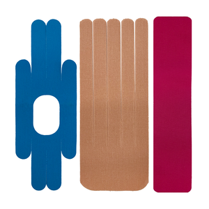Cinta de Kinesiología de Algodón Precortada, Tira de Soporte Estable, Transpirable, Parche Precortado para Dolor de Rodilla y Músculos - Product Image 4