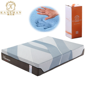 Lit réglable de qualité pour hôtel de luxe Matelas en mousse mémoire infusée de gel rafraîchissant de 12 pouces Queen King