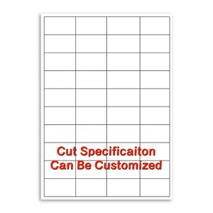 Tùy chỉnh <span class=keywords><strong>A4</strong></span> mã vạch Sticker tấm 210x297 máy in phun/Laser vận chuyển nhãn tự dính Matte/Glossy chết cắt với vĩnh viễn dính - Product Image 4
