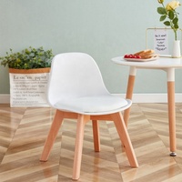 Chaise pour enfants en bois massif de couleur personnalisée, revêtement en cuir PU, dossier solide, pour les enfants de 3 à 8 ans, maison, bureau, chambre, salon, parc, villa