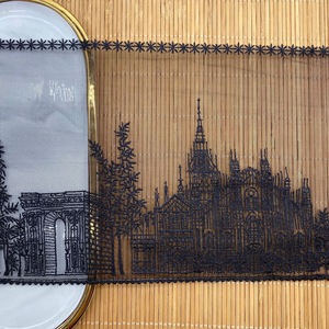 زينة زفاف شبكية من الدانتيل بقصّة الأميرة 17 عرض من التل بشبكة تطريز لحفلات الزفاف لصندوق أحذية مخفية تتضمن الخرز إكسسوار تصنعه بنفسك - Product Image 6