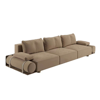 Direktvertrieb 2023 Mattleder-Sofa Villa Große Wohnung Luxuriöse Kombination Mehrsitzer-Sofa