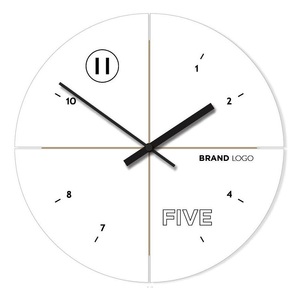 Đồng Hồ Treo Tường Bằng Gỗ Mdf Kiểu Bắc Âu Mới 2023 Đồng Hồ Gỗ Đơn Giản Hình Tròn Hiện Đại Logo Theo Yêu Cầu Trang Trí Nhà Cửa - Product Image 5