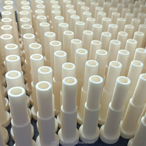 Kunden spezifische 99% Aluminiumoxid-Keramik rohre Hochtemperatur-Flüssigstrahl-Rund rohre und Porzellan düsen Premium-Keramikteile - Product Image 4