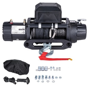 XINQI <span class=keywords><strong>2021</strong></span> meilleure vente 4x4 treuil de voiture électrique 12V corde synthétique étanche 9500lb treuil électrique pour voiture - Product Image 1