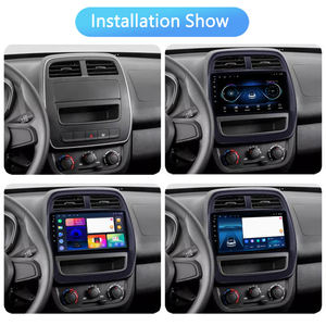 Lecteur multimédia de voiture à écran tactile de 9 pouces pour <span class=keywords><strong>RENAULT</strong></span> KWID 2017, autoradio DVD, navigation - Product Image 2