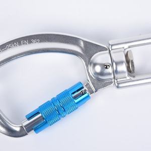 Crochet d'escalade rotatif en alliage d'aluminium de type D pour sports de plein air - Product Image 3