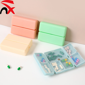 Nuevo Diseño <span class=keywords><strong>de</strong></span> Caja <span class=keywords><strong>de</strong></span> Almacenamiento Portátil con 7 Compartimentos, Tapa Magnética Abatible <span class=keywords><strong>de</strong></span> PP, Mini Caja Sellada para Pastillas, Ideal para Viajes al Aire Libre - Product Image 3