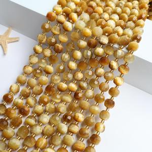 ลูกปัดคริสตัลหยกอาเกตขนาด 6x8 มม. หินธรรมชาติ ควอตซ์ ลูกปัดอัญมณี สำหรับทำเครื่องประดับ - Product Image 2