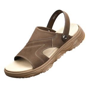 Sandalias Planas de Gamuza con Punta Abierta y Suela de Goma, Transpirables, Casuales, para Hombre, Talla 40, Modelo FT97131 - Product Image 4