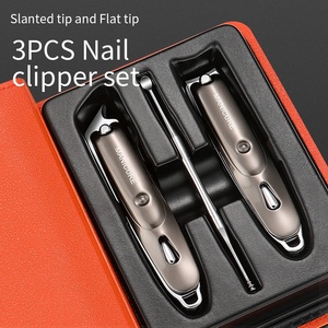 <span class=keywords><strong>Set</strong></span> Tagliaunghie Originale di Alta Qualità in Acciaio Inox Color Argento da Uomo Idea Regalo - Product Image 5