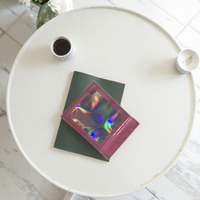 Sacs à fermeture éclair en feuille holographique refermables, pochettes en mylar pour échantillons, sacs cadeaux pour l'emballage de bonbons, bijoux, cils, gloss à lèvres
