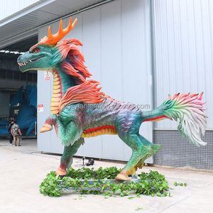Sculptures de Kilin, créatures légendaires simulées en métal animatronique, pour parcs urbains, aéroports publics, garderies et festivals traditionnels - Product Image 1