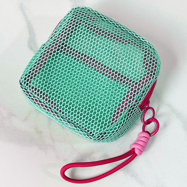 2026 New Product Ideas Portable Zipper Mesh Bag Outdoor Organizer Pouch for Travel Storage of Tools and Jewelry