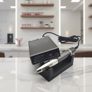 2025 Mesin Bor Kuku Pribadi Warna Hitam 35000 RPM Portabel Desktop Isi Ulang Tanpa Sikat untuk Salon Dapat Disesuaikan - Product Image 1