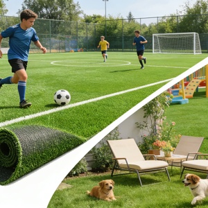 Césped <span class=keywords><strong>Artificial</strong></span> Personalizado de Alta Calidad y Económico para Niños, Césped <span class=keywords><strong>Artificial</strong></span> para Patio de Juegos al Aire Libre - Product Image 3