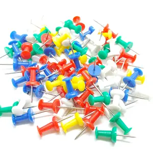 100 Push Pins For Sewing and Crafts. 25 Pack 5 Colors Blue Push Pins Red  Push Pins Yellow Push Pins White Pushpins Green Push pins