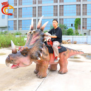 Manège de dinosaures pour <span class=keywords><strong>parc</strong></span> d'attractions, manège pour enfants, robot dinosaure, dinosaures montables, manèges à pièces - Product Image 3