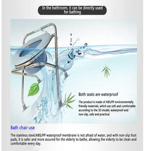 มัลติฟังก์ชันเก้าอี้ห้องน้ำสำหรับผู้สูงอายุและผู้พิการ - Product Image 3