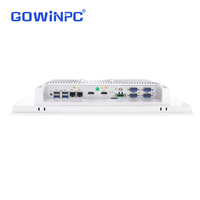 Panel PC Industrial Sin Ventilador J6412 J1900 con Doble LAN y GPIO, PC Todo en Uno de 15.6 Pulgadas con Pantalla Full HD y Rendimiento Potente