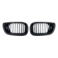 Pour BMW Série 3 E46 2 portes/4 portes Grille en carbone E46 Grille avant en fibre de carbone Grille de rein avant 1998-2001/2002-2004