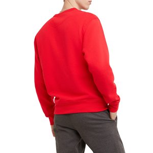 Vintage Embroidery Custom Logo Sweatshirts Long Sleeves Crewneck Pullover <b>Red</b> <b>Hoodies</b> with 3D Print ODM Supply for Autumn Season - Product Image 4