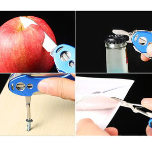 Dao Inox Dụng Cụ Cắm Trại Ngoài Trời Sinh Tồn Gấp Gọn Đa Năng Dao Thụy Sĩ - Product Image 5